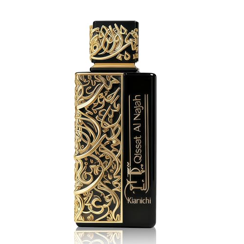 Image of QISSAT AL NAJAH KIAMICH Cologne for Men | Premium Lavender & Oud Eau de Parfum | 100ml Long Lasting Perfume with Geranium & Frankincense | Fresh Woody Spiritual Scent