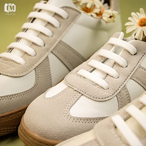 Inmaker SHOELACE-M-WHITE No Tie Shoe Laces For Adults And Kids, Elastic Shoelaces thumb #1