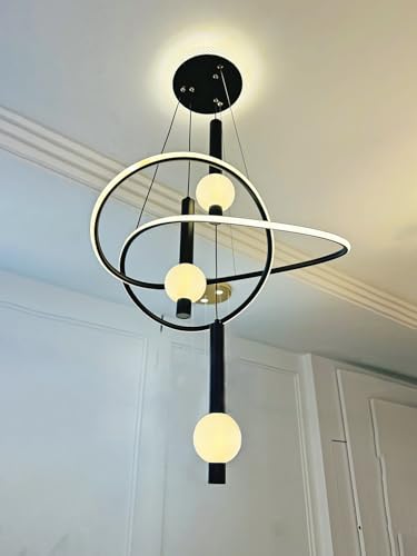 Image of LED Chandelier for Dining Table, Height-Adjustable Hanging Lamp for Breakfast Table, Hanging Light for Home Decoration (CH49)