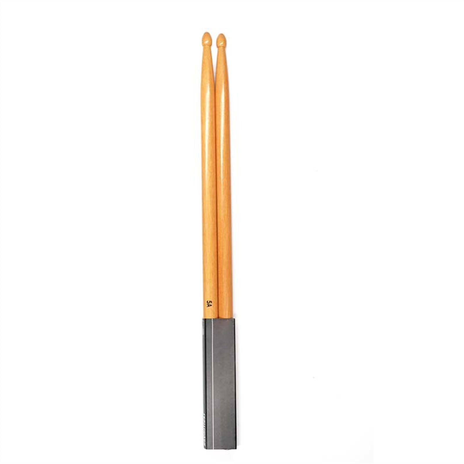 1 Paio Di Bacchette Per Batteria Bacchette Per Batteria In Legno Di Pero Giallo Bacchette Per Batteria 5A Con Copertura Antiscivolo Bacchette per Batteria Principianti