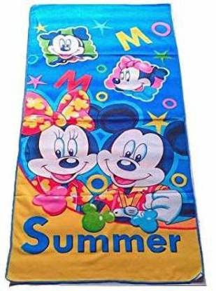 Dream Shades 24x7 Twin Mickey Bath Towel 350 GSM 63x121 cm Towel for Kids Boy/Girls