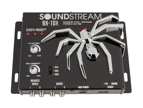 Soundstream BX-10X – Bass Enhancer Processor | Car Audio Bass Restoration Processor with Remote...