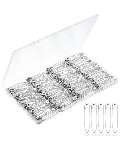 Mr. Pen Oversize Safety Pins - 2.2 Inch, 300 Pack, Heavy Duty for Clothes