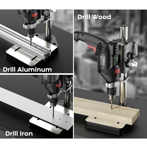 Support de perceuse multifonction pour découpe et meulage d'établi