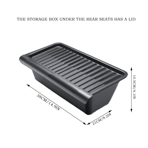 Bandeja organizadora impermeable de coche con compartimento de gran capacidad 6