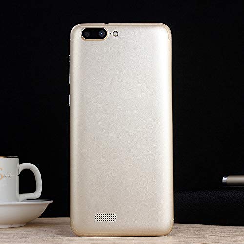 Unlocked 5.0'' Ultra-Thin Clear Screen Android Smartphone Worldwide Use - 5.1 Quad-Core GSM WiFi Dual SIM Dual Camera 2.0MP with Double LED Flash (Gold, 5.0" R11 MAX) - Thumbnail 3