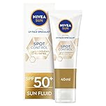 NIVEA SUN UV Face Specialist Dark Spot Control Fluid SPF50 (40ml), Protects Against Sun-Induced Dark Spots, with NIVEA LUMINOUS 630, Hyaluronic Acid, and Vitamin E