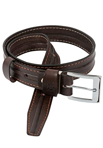 Cinto Masculino em Couro 30mm Tamanhos e Cores Diversas (100 cm, CAFÉ)