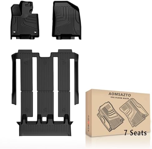 AOMSAZTO Cargo Mat Compatible With Toyota Land Cruiser & GX550 2024 2025 Tpe All Weather Protection Car Cargo Liner Interior Accessories Rubber Truk Mat Only For 5 Seat - View #8