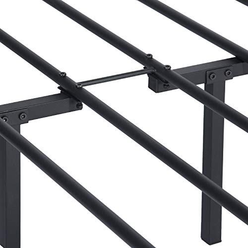 Metal Full Bed Frame With Headboard And Footboard Heavy Duty Steel Slat Support Mattress Foundation Metal Double Bed Frame Extra-Strong Support &Non-Slip, No Noise & No Box Spring Needed (Gold) #TOP5