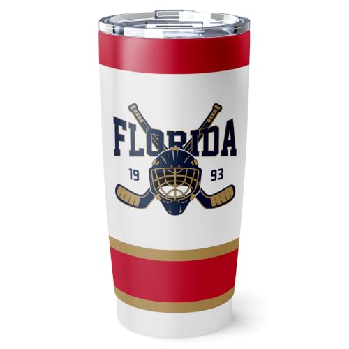 Image of ANTKING Florida Tumbler 20oz Custom Name Number Travel Mug Gifts | Stainless Steel Insulated Coffee Cup for Men Women