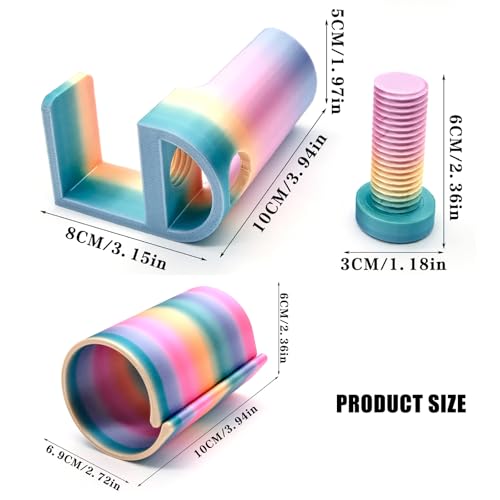 XuQiZZpp Diamant-Malerei-Leinwandhalter, sicheres Rollsystem für präzise Kunstwerke, mit 3D-gedrucktem Ständer und Metallverschlüssen