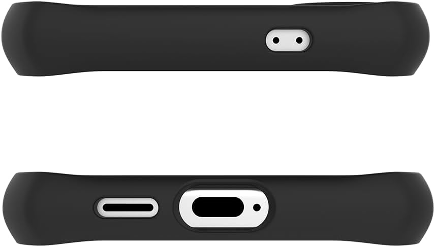 ITSKINS Hybrid R // Bold High Impact Hybrid Case for Samsung Galaxy S24, Compatible with MagSafe, Protective Military Shockproof Cover, Slim Phone Case - Black