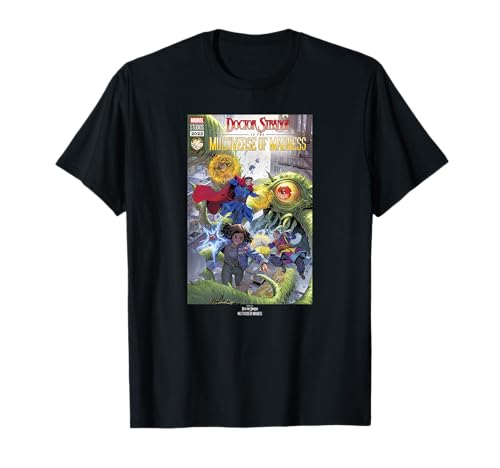 T-shirt Marvel Doctor Strange 2 Comic Cover Battle vêtement geek imprimé graphique vintage