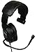 RTS Telex HR-1Single-Sided Headset with Flexible Dynamic Boom Mic