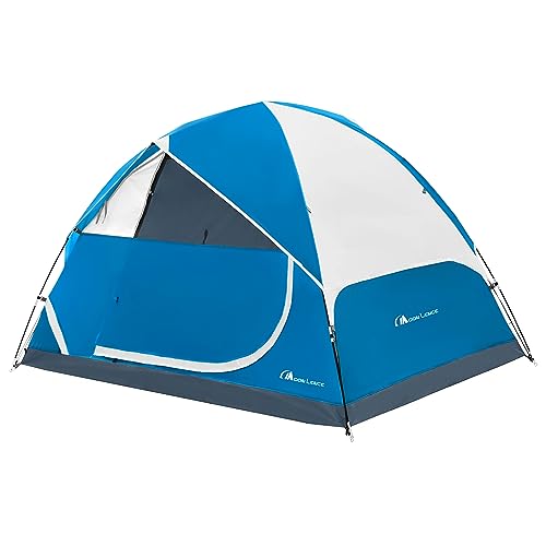 MOON LENCE 2 Person Tent for Camping,Waterproof Tent for Backpacking,Outdoor Dome Tent with Windproof,Anti-UV,Blue