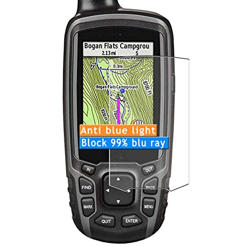 Vaxson 3-Pack Anti Blue Light Screen Protector, compatible with Garmin GPSMap 64x TPU Film Protectors Sticker [ Not Tempered Glass ]