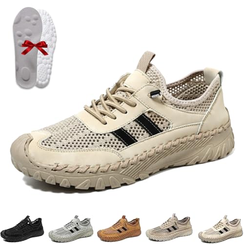 Zenfaze Orthopedic Shoes for Men, Zenfaze Slip on Orthopedic Hiking Shoes, Adjustable Arch Support, Advanced Cushioning