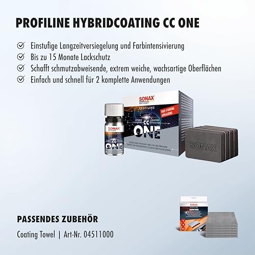 Keramikversiegelung Sonax Profiline HybridCoating CC One 50 ml