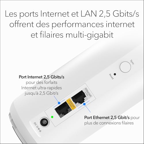 Netgear Orbi WiFi 7 Série 370 Routeur + 2 Satellites RBE373 - vue 7