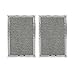 Aluminum Range Hood Filter - 5-1/16" X 7-5/8" X 3/32" Pull Tab, Center - Short Side
