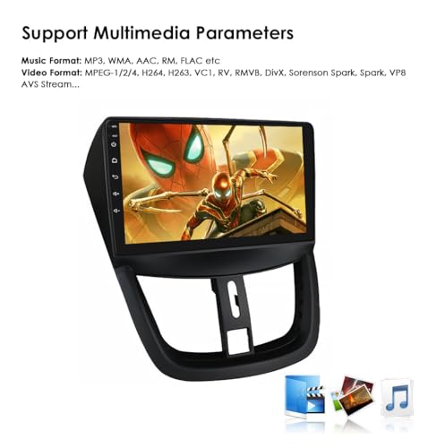 Autoradio Peugeot 207 Android 13 Ossuret 9" GPS - 6