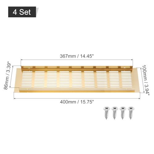 Grille d'aération anti-odeur pour meuble à chaussures et placard humide - 3