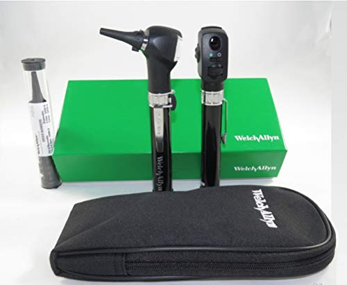 Welch Allyn Diagnostic Set, 2 Heads, 2 Handles & Soft Case Pocket Junior