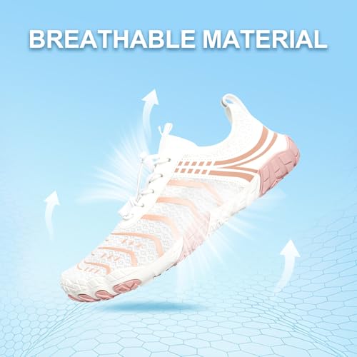 Image of Barefoot Shoes for Women & Men, Grounded Walking Hiking Barefoot Shoes, Wide Toe Box Non-Slip Water Athletic Footwear, Comfortable Vitality Barefoot Footwear, Trail Running Sneakers Unisex