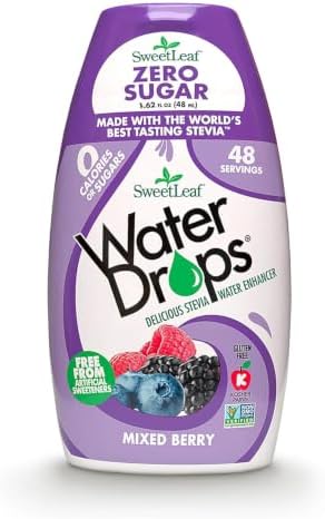 SweetLeaf Water Flavoring Drops, Mixed Berry - 1.62 Fl Oz, Pack of 1