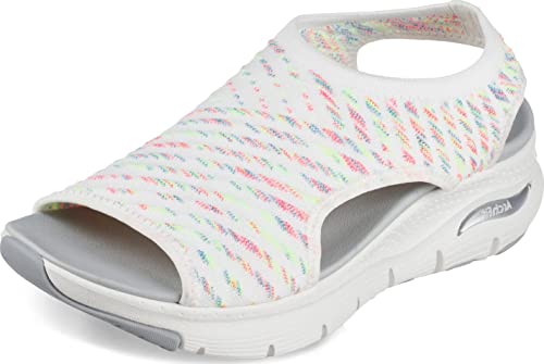 Skechers Arch Fit Catchy Wave de mujer con soporte de arco anatómico para una amortiguación superior