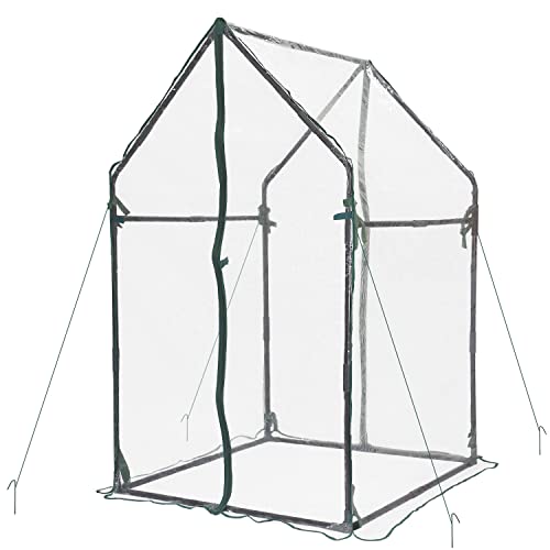Gardzen Mini Greenhouse Heavy Duty Portable Green...