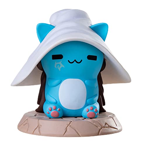 ZMOO Elden Ring Statue Ranni die Hexe Figuren, Sammlerstück Modell Spielzeug Schreibtisch Dekor Auto Armaturenbrett Ornament Home Office Dekorationen Geschenke, Blau, 8.5cm high Cover