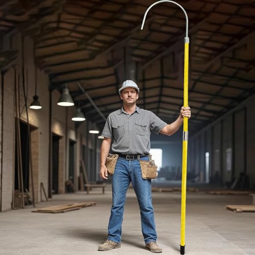 High Voltage Rescue Hook with Aluminum Handle (10 ft)