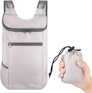 HuaJiao Ultra Lightweight Foldable Backpack, Small Water Resistant Rucksack Foldable Travel Daysack for Outdoor Sport Travelling Walking Hiking Camping Biking