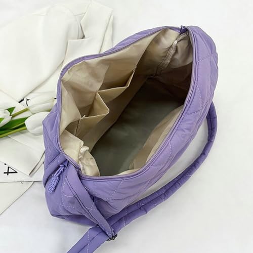Large Women Quilted Tote Bag Puffer Hobo Handbag Lightweight Padding Shoulder Bag Nylon Padded Crossbody Purse 20253