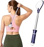 Back Scratcher for Adults | Back Itch Relieve | Extendable Scratcher for Men Women Portable and Lightweight(Purple)