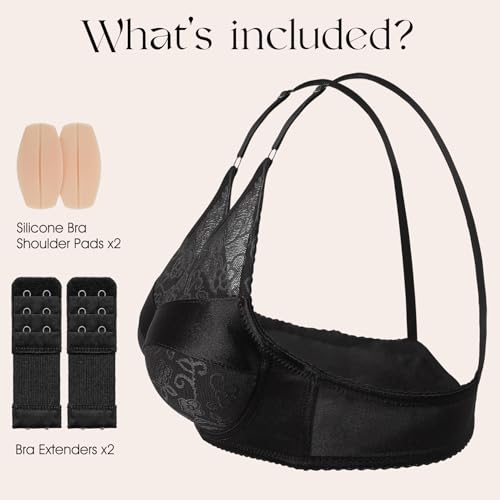 Vollence Silicone Breast Form Pocket Bra Mastectomy Bra with Pockets