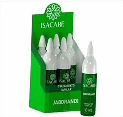Isacare - Ampola Capilar Jaborandi Super Concentrada para Fortalecimento e Crescimento Saudável dos Fios 10ml
