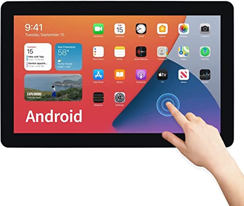 Image of 17.3 inch Android 12 Touchscreen Monitor Tablet, 16:9 FHD 1080P, WiFi & BT, Built-in Speakers, RK3588 4GB RAM & 64GB ROM, Smart Board for Classroom, Meeting & Game