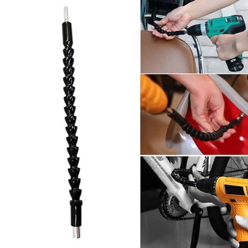 Miniatura 5 de Yilceemy 13 Piezas Extensor Flexible, 105 Adaptador Atornillador Flexible, Extensión De Vástago Hexagonal, Para Destornilladores Y Taladros Inalámbricos