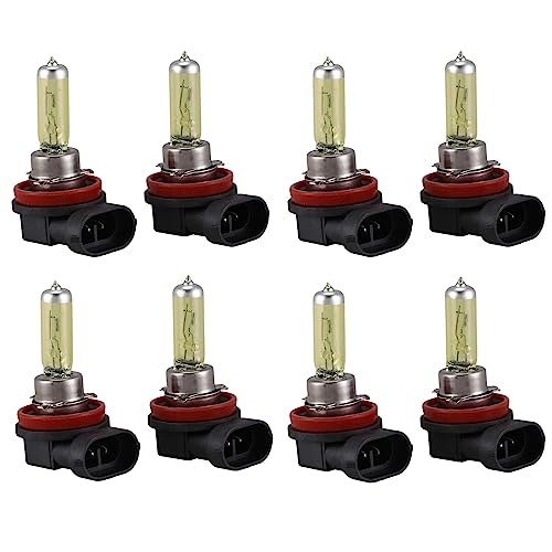 Ampoule H11 3000K Voiture pour Conduire en Sécurité par Temps de Brouillard