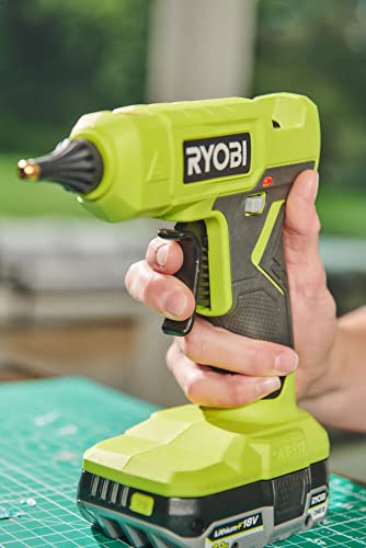 Ryobi - Pistolet à colle Ø 11 mm 18V ONE+ - livré avec 3 bâtons de colle (sans batterie ni chargeur) - RGLU18-0