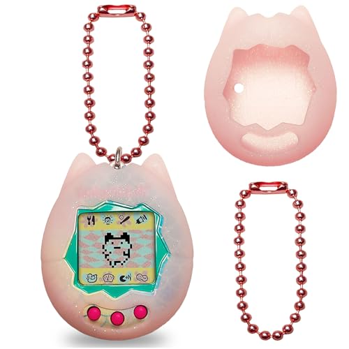 Silicone Cover Case for Tamagotchi Original, Protective Sleeve Skin for Original Tamagotchi Digital Pet Accessories(Only Case)(Pink)