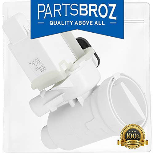 W10130913 Washer Drain Pump for Whirlpool, Maytag & Kenmore by PartsBroz - Replaces Part Numbers WPW10730972, AP6023956, W10130913, W10730972, 8540024, PS11757304, W10117829, W10183434, W10190647