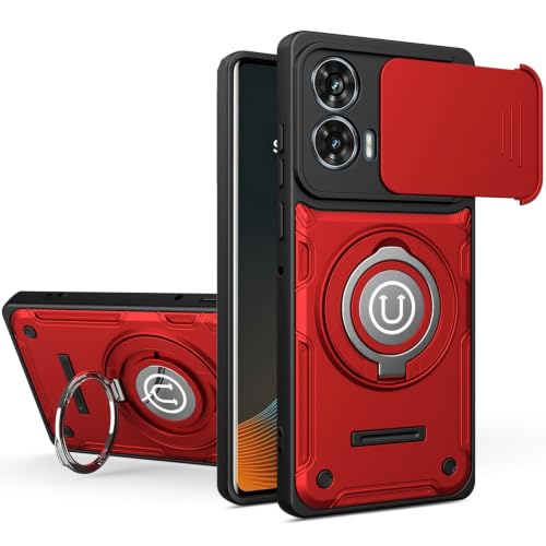 Coque de protection Moto G85 antichoc rouge pour chantier et rando