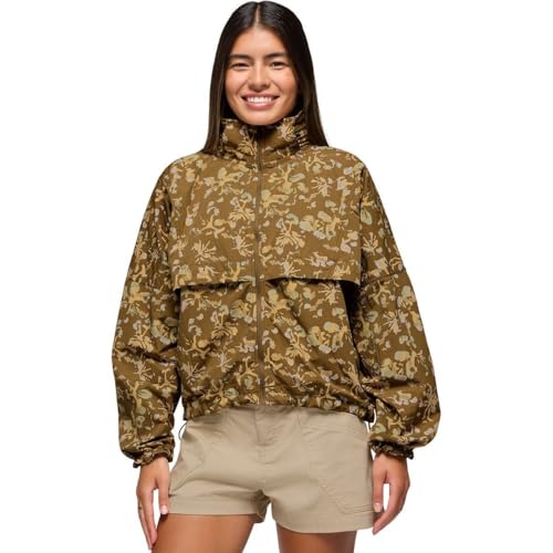 Prana Encinitas Windbreaker - Women's, Retro Olive DigibLoleom, L