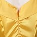 Drofe Princess Dress Costume for Women Yellow Dress Prom Party Adult (XL)