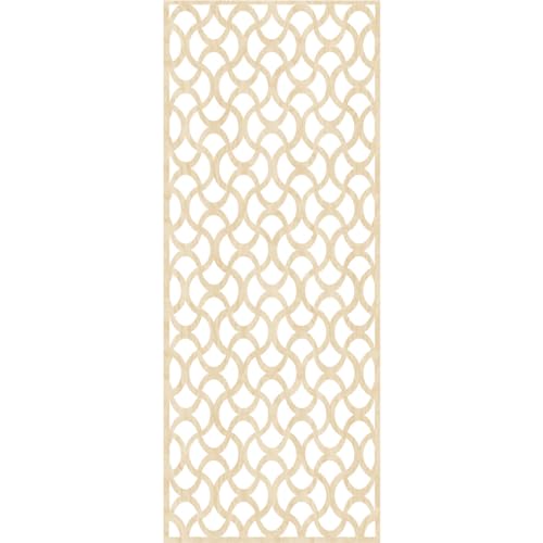Image of Resort Decorative Pierced Fretwork Wood Wall Panels, 17 3 /8 inchW x 44 3 /8 inchH x 3 /8 inchT, Birch