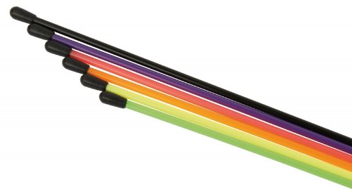 Preisvergleich Produktbild Antennenrohr 6 Stück (Gelb, Grün,Lila, Orange, Rot, Schwarz)